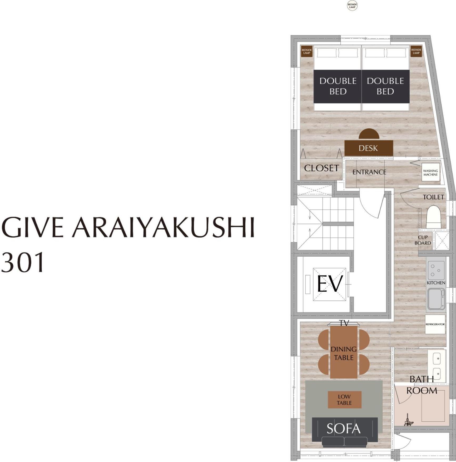Give Araiyakushi Lejlighed Tokyo Eksteriør billede